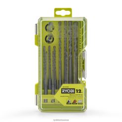 accessoires ch RYOBI 12 pièces. jeu de forets à maçonnerie 24XXL4821