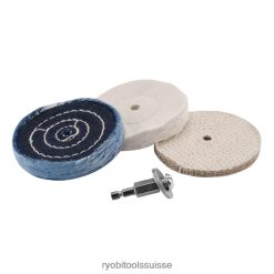 accessoires ch RYOBI 4 pièces. 4 jeux de meules de polissage et de polissage 24XXL4773
