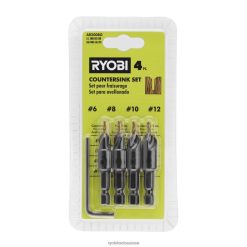 accessoires ch RYOBI Fraises à tige hexagonale - paquet de 4 24XXL4836