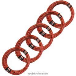 Extérieur ch RYOBI Ligne spirale prédécoupée .095 (paquet de 5) 24XXL4262